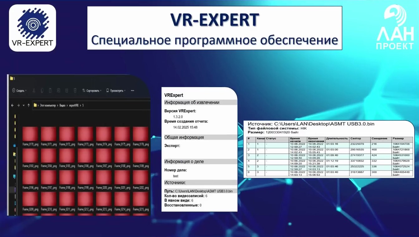 Слайд 9 — Применение VR-EXPERT для исследования видеорегистраторов. Сравнение с зарубежными аналогами