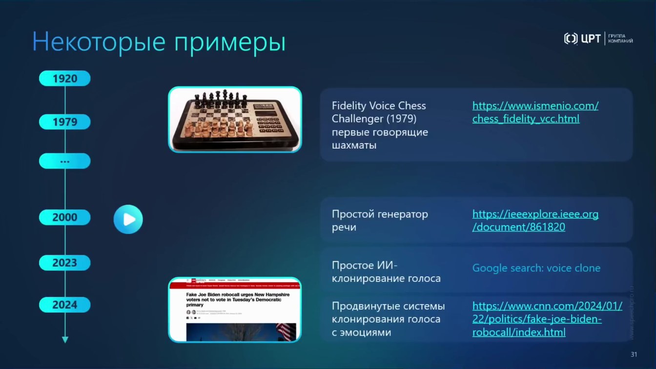 Слайд 36 — От аудио- и видеоданных к доказательствам: AI-аналитика, биометрия и детекция спуфинга и дипфейков